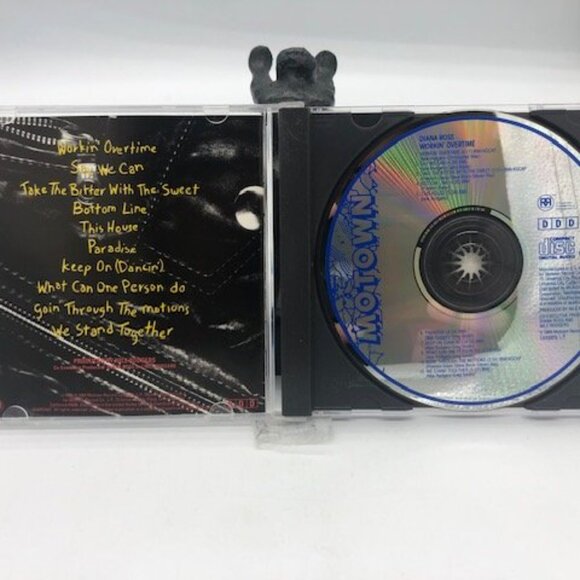 Diana Ross – Workin’ Overtime CD (1989, Motown Records, Pop/Funk/Soul) - Picture 3 of 3